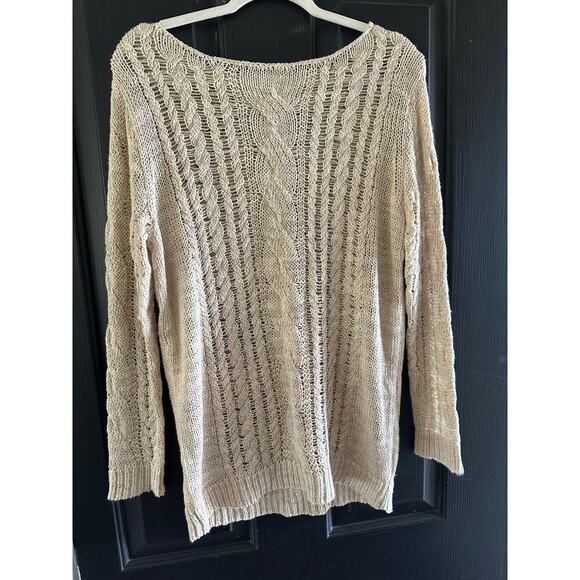 DENIM & SUPPLY Ralph Lauren Women's Cotton linen Knit Sweater Size Medium - Picture 9 of 10